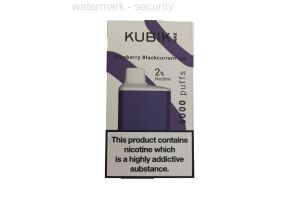 Электронная сигарета KUBIK MAX 6000 Blueberry Blackcurrant ice 10 мл 20 мг