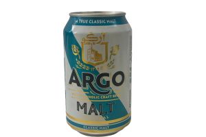 Безалкогольный газированный солодовой напиток "Argo" 0.33л
