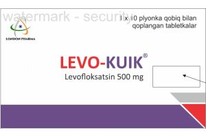 ЛЕВО-КУИК Таблетки покрытые пленочной оболочкой 500 мг №10