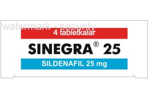 Синегра 25 таблетки, покрытые оболочкой №4