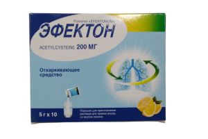 Эфектон порошок для приготовления раствора 200 мг 5г №10