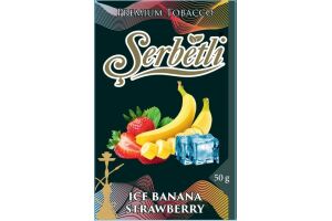 Табак для кальяна "Sherbetli" Ice banana strawberry 50гр