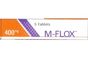 М-Флокс таблетки, покрытые пленочной оболочкой 400мг №5