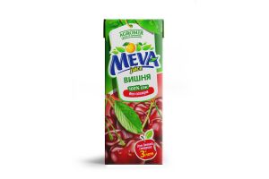 Сок яблочно-вишневый осветленный восстановленный Meva Juice 200 мл