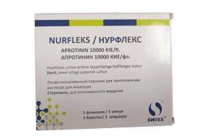Нурфлекс лиофилизированный порошок для приготовления раствора для инъекций 10000 КИЕ №5