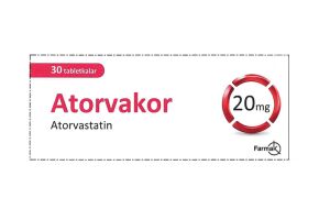 Аторвакор таблетки, покрытые пленочной оболочкой 20 мг №30