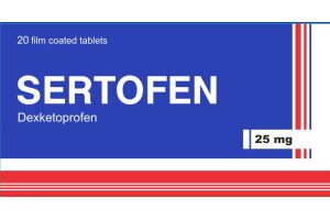 Сертофен таблетки, покрытые пленочной оболочкой 25 мг №20