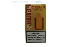 Электронная сигарета OXBAR FOX 7000 PEACH ICE 5mg 16мл