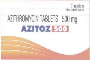 АЗИТОЗ 500 Таблетки, покрытые пленочной оболочкой 500 мг  №3