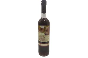 Натуральное красное полусладкое вино Медвежья лапа, 11.0%, 0.75л