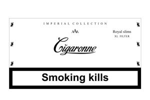 Сигареты с фильтром «Cigaronne Royal Slims XL» White