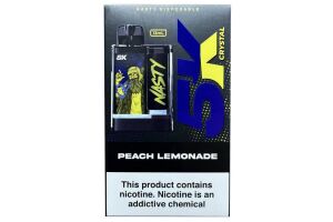 Электронная сигарета Nasty 5K CRYSTAL Peach Lemonade 13ml 50mg