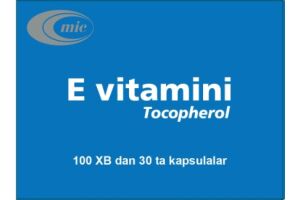 Витамин Е 100 МЕ капсулы № 30