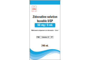 Зидовудин раствор пригодный для питья USP 50 мг/ 5 мл №1