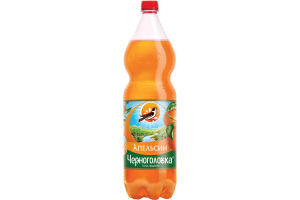 Напиток безалкогольный сильногазированный со вкусом Апельсина "Черноголовка" 1.5л