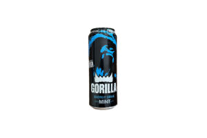Напиток безалкогольный тонизирующий (энергетический) сильногазированный пастеризованный «Горилла со вкусом мяты» («Gorilla mint») 0,45 л