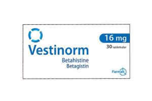 Вестинорм таблетки 16 мг №30