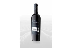 Вино виноградное натуральное красное полусухое SONATA Каберне Совиньон 12% 0.75л